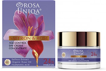 Дневен крем концентрат Rose & Saffron